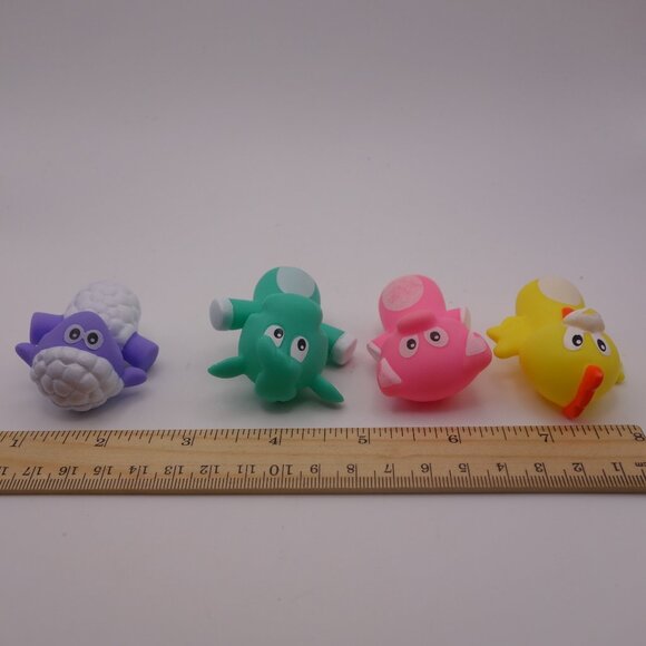 Set of Four(4) Animal Finger Puppets includes Lamb, Donkey, Chicken & Pig - Picture 3 of 14